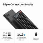 Keychron V6 Ultra (V6U-D3) QMK/VIA 8K Wireless Custom Mechanical Keyboard Brown Switch RGB 100% US - Image 6