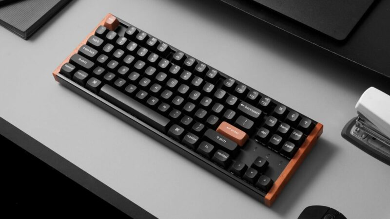Keychron K8 HE (K8H-F1) Special Wood Edition Wireless Magnetic Hall Effect RGB Keyboard 80% US - Image 3