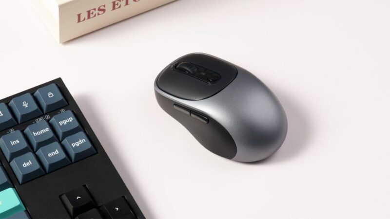 Keychron BM24 (BM24-C61) Wireless Mouse 1K Polling Rate Metal Gray - Image 2