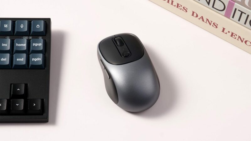 Keychron BM24 (BM24-C61) Wireless Mouse 1K Polling Rate Metal Gray - Image 3