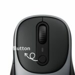 Keychron BM24 (BM24-C61) Wireless Mouse 1K Polling Rate Metal Gray - Image 4