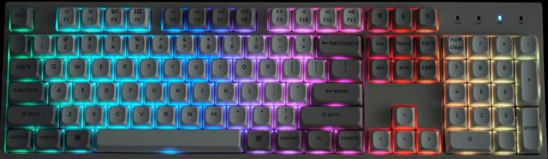 Keychron C2 Pro (C2PX-M3) QMK/VIA Mechanical Brown Switch -8K Polling Rate HotSwap 100% US Retro RGB - Image 4