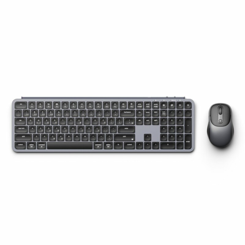 pcz-4894979038630 Keychron B6 Pro Combo (KCBD4-GR) Ultraslim Wireless Keyboard and Mouse 100% GR - Space Grey - Image 1