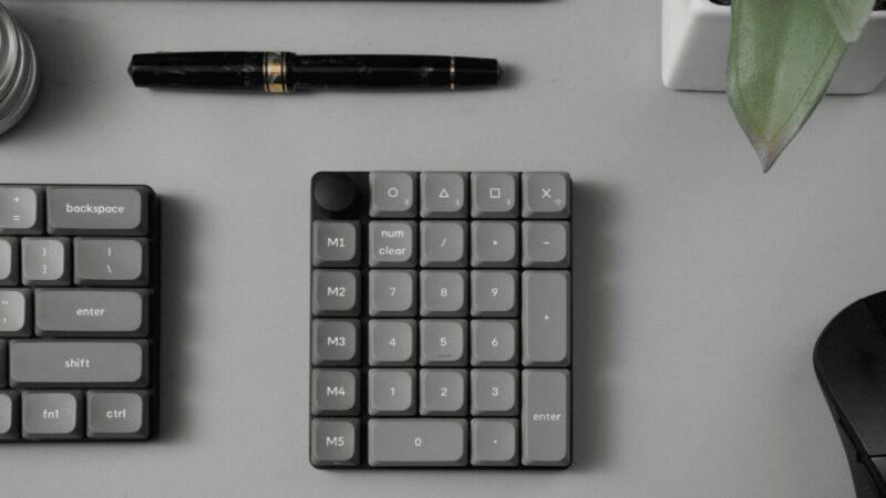 Keychron K0 Max (K0M-H1) QMK Wireless Custom Num Pad Mechanical Low Profile Red Switch RGB Hot-Swap - Image 3