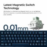 Keychron Q16 HE (Q16HW-J1) QMK Ceramic Custom Hall Effect  Keyboard RGB Lime Switch 65% US Blue - Image 2