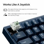 Keychron Q16 HE (Q16HW-J1) QMK Ceramic Custom Hall Effect  Keyboard RGB Lime Switch 65% US Blue - Image 3