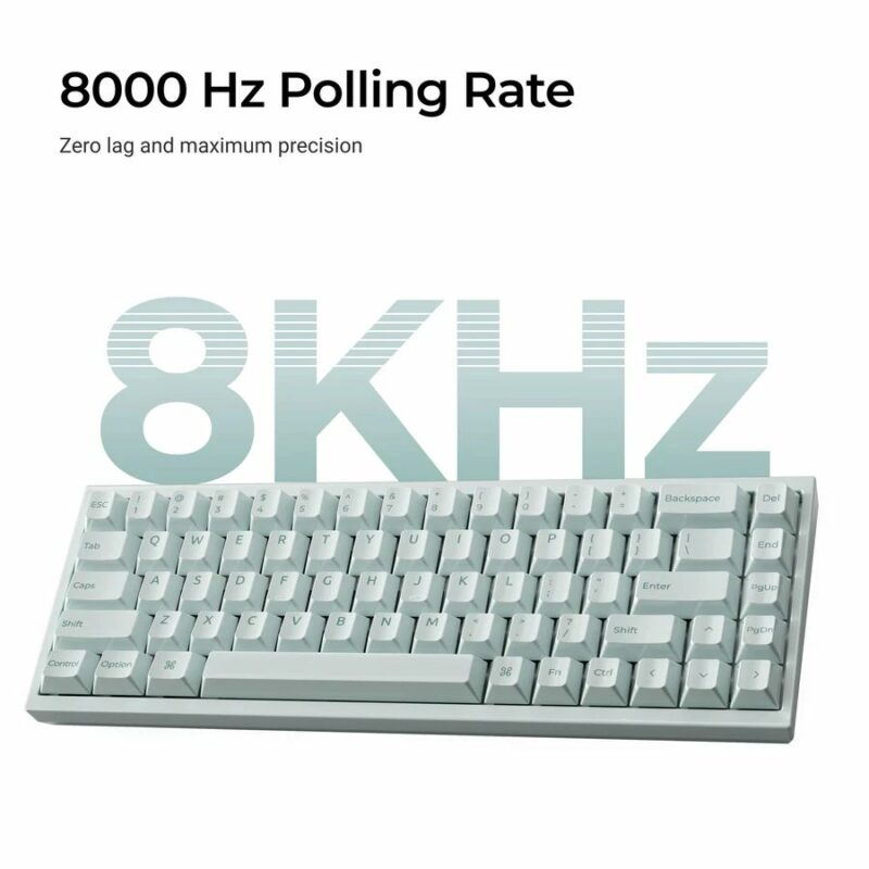 Keychron Q16 HE (Q16HW-L1) QMK Ceramic Custom Hall Effect  Keyboard RGB Lime Switch 65% US Green - Image 3