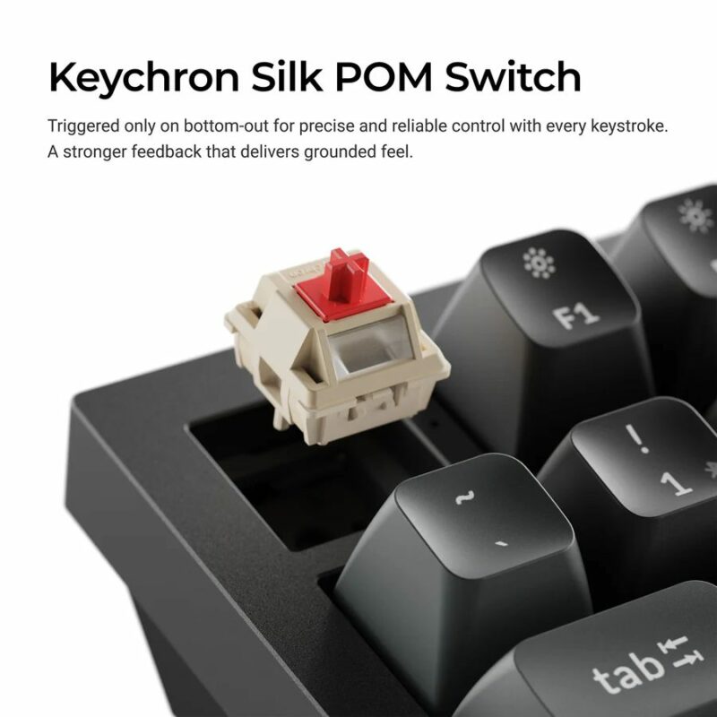 Keychron Q6 Ultra (Q6U-M1) ZMK RGB 8K Wireless Custom Mechanical Keyboard-Red Switch 100% US - Image 3
