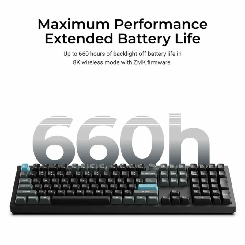 Keychron Q6 Ultra (Q6U-M1) ZMK RGB 8K Wireless Custom Mechanical Keyboard-Red Switch 100% US - Image 5
