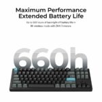 Keychron Q3 Ultra (Q3U-M1) ZMK RGB 8K Wireless Custom Mechanical Keyboard-Red Switch 80% US - Image 3