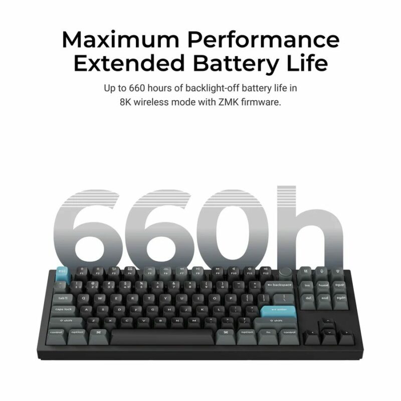 Keychron Q3 Ultra (Q3U-M4) ZMK RGB 8K Wireless Custom Mechanical Keyboard-Banana Switch 80% US - Image 3
