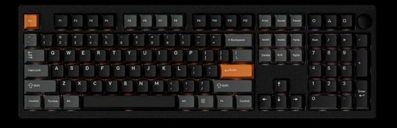 Keychron P6 Ultra (P6-M3) ZMK 8K Wireless Custom Mechanical Keyboard Brown Switch RGB 100% US Layout - Image 3