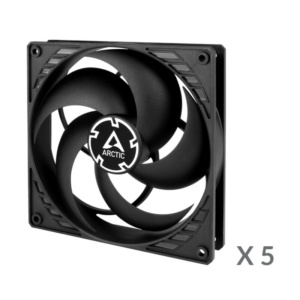 Arctic P14 PWM PST Value Pack - 5 Fans - Case Fan 4pin -140mm black/black - Image 2