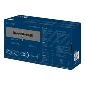 Arctic Z2 Pro (Gen 3) Dual-Monitor Arm with 4 ports USB 3.0 hub with mini-USB Power input - Image 8