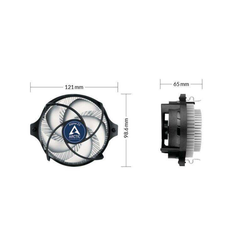 Arctic Alpine 23 - 95W CPU Cooler for AMD socket AM4 - Image 8