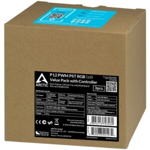 Arctic P12 PWM PST RGB 0dB – 120mm Pressure optimized case fan | PWM controlled speed with PST | RGB - Image 4
