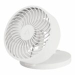 Arctic Summair Plus - Foldable Table Fan with Integrated Battery, White