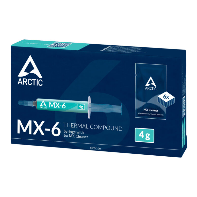ARCTIC MX-6 4g - High Performance Thermal Compound with 6 pcs. MX Cleaner (thermal paste) - Image 2