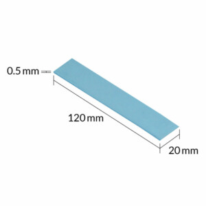 ARCTIC TP-3 120x20mm, 0.5mm - 4 Pack Premium Performance Thermal Pad - Image 2