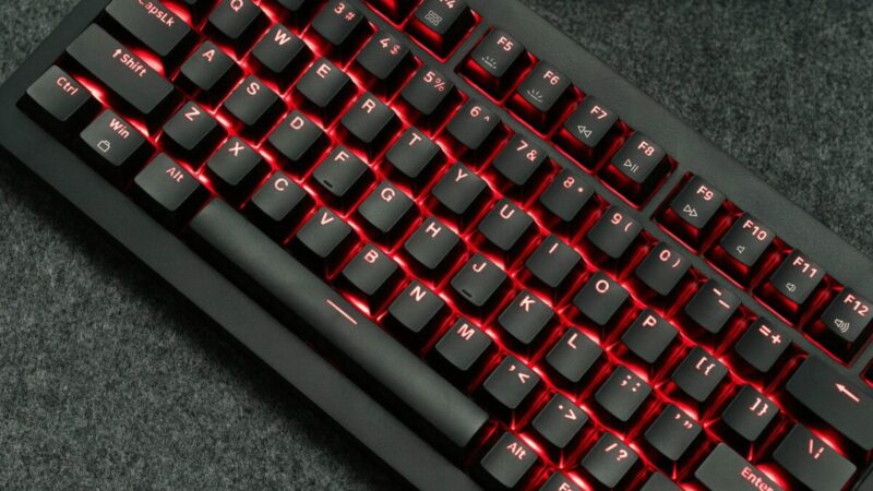 Lemokey X4 QMK (X4-A3) Wired Mechanical Keyboard 75% Brown Switch US Layout - Image 3