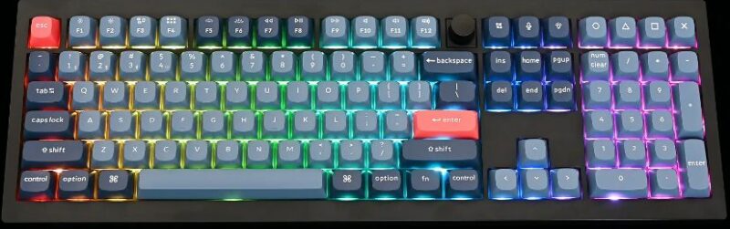 Keychron V6 Max (V6M-D3) QMK/VIA Wireless(BT/2,4/Wired) Custom Mechanical Keyboard Brown Switch 100% - Image 5