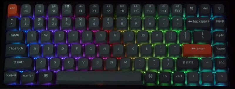 Keychron K2 Max (K2M-J3) QMK Wireless Mechanical Keyboard Brown Switch (Hot-Swap) 75% Us Layout - Image 5