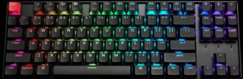 Keychron K8 V2 (K8X-J3) QMK Wireless Mechanical Keyboard Brown Switch HotSwap RGB 80% US Lay Alum - Image 7