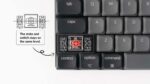 Keychron K3 V3 (K3X-B1) QMK Wireless Mechanical Keyboard Red Switch RGB 75% US Layout - Image 7