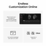 Keychron M5 (M5-A23) Wireless Ergonomic Vertical Mouse 8K Polling Rate Black - Image 8