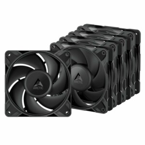 Arctic P12 Pro PST - 5 Pack - Black 120mm 3000 RPM PWM case fan