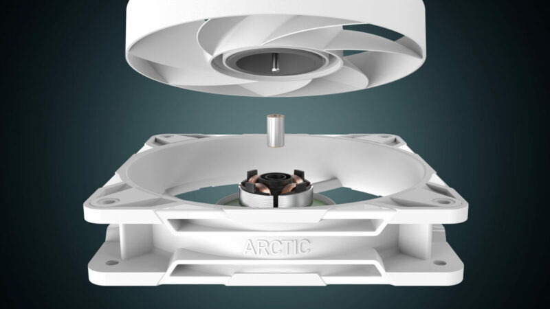 Arctic P14 Pro PST(White)- PWM 140mm Case Fan - fluid dynamic bearing - max 2500 RPM - PWM regulated - Image 3