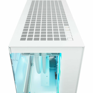 Arctic Xtender (White) transparent window with GPU vertical mount - Mid Tower Case w. A-RGB Fans - Image 5