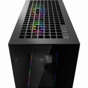 Arctic Xtender (Black) mirrow black window with GPU vertical mount - Mid Tower Case w. A-RGB Fans - Image 5