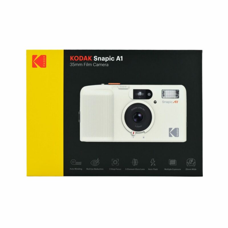 Kodak Snapic A1 35mm Film Camera White motorized - Image 2