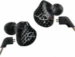 KZ ZST Black  With Mic - IEM 3,5 In Ear Monitor Earphones, Dynamic Hybrid Dual Driver 1BA+1DD - Image 3