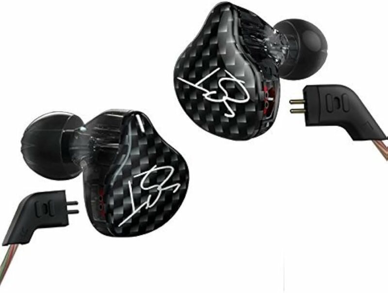 KZ ZST Black  With Mic - IEM 3,5 In Ear Monitor Earphones, Dynamic Hybrid Dual Driver 1BA+1DD - Image 3