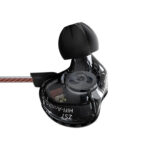 KZ ZST Black No Mic - IEM 3,5 In Ear Monitor Earphones, Dynamic Hybrid Dual Driver 1BA+1DD - Image 3