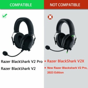 Geekria Cooling Gel-Infused Cushions Ear Pads for Razer Blackshark V2, V2USB,V2Pro old 2020 10 teeth - Image 2