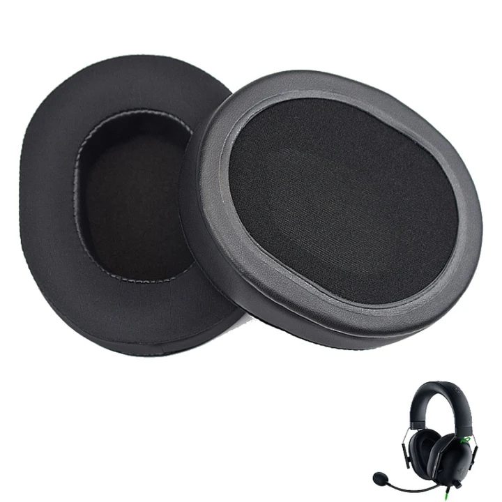 pcz-5204258081209 Geekria Cooling Gel-Infused Cushions Ear Pads for Razer BlackShark V2 X toothless Cushions - Image 1
