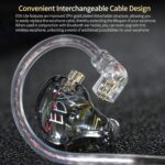 KZ EDX LITE Transparent Grey NO MIC - IEM 3,5 In Ear Monitor Earphones, Super-Linear, HIFI bass, Noi - Image 2