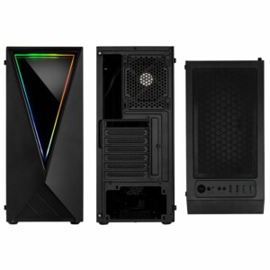 Kolink VOID RGB Midi-Tower - black - Tempered Glass Window - Image 8