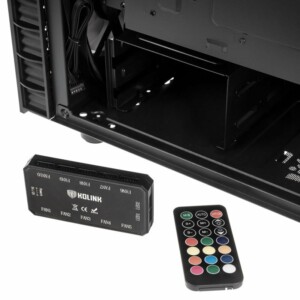Kolink Observatory Lite RGB Midi-Tower - Tempered Glass - Black - Image 8