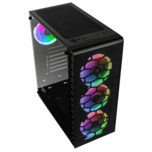 Kolink Observatory Lite Mesh RGB Mid-Tower - Tempered Glass - Black - Image 2