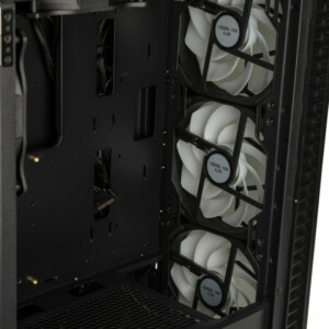 Kolink Observatory HF Glass ARGB Midi Tower Case - Black (with 6 ARGB fans - 3x140mm & 3x120mm) - Image 3