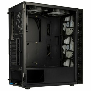 Kolink Observatory HF Glass ARGB Midi Tower Case - Black (with 6 ARGB fans - 3x140mm & 3x120mm) - Image 5