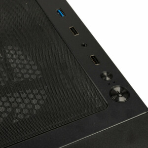 Kolink Observatory HF Glass ARGB Midi Tower Case - Black (with 6 ARGB fans - 3x140mm & 3x120mm) - Image 8