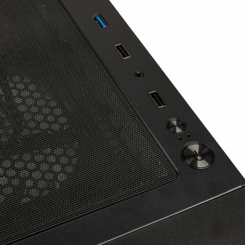 Kolink Observatory HF Glass ARGB Midi Tower Case - Black (with 6 ARGB fans - 3x140mm & 3x120mm) - Image 8