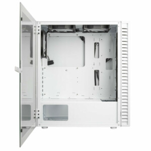 Kolink Observatory HF Glass ARGB Midi Tower Case - White (with 6 ARGB fans - 3x140mm & 3x120mm ) - Image 5