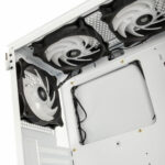 Kolink Observatory HF Mesh ARGB Midi Tower Case - White (with 6 ARGB fans - 3x140mm & 3x120mm ) - Image 6