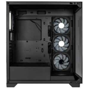 Kolink Unity Peak ARGB Midi Tower Showcase - Black ATX 400mm clearance with 4 ARGB Fans - Image 3